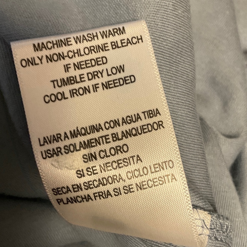 Tahari Slate Polo Shirt with Pocket - Picture 5 of 5